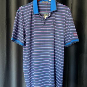Striped Blue Polo Shirt